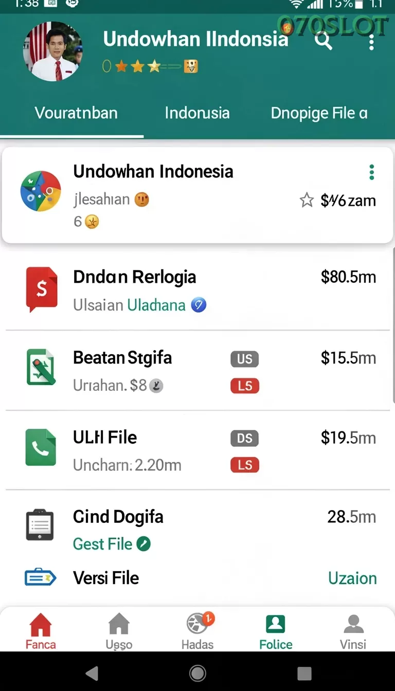 Cuplikan layar PROMO — halaman utama