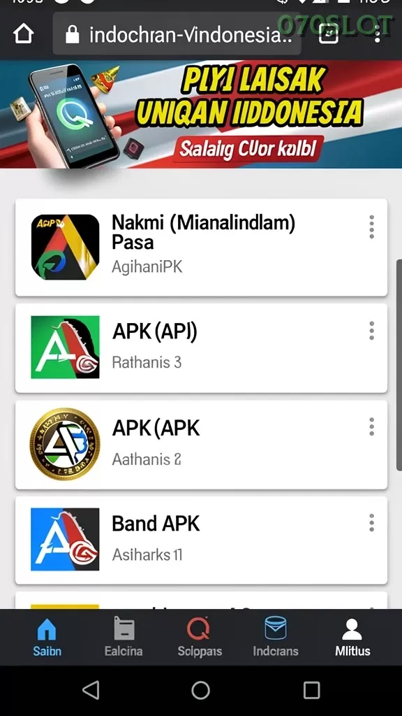 Cuplikan layar PADI777 — aktivitas